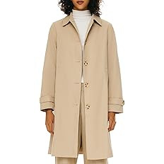 Orolay Women's Single Breasted Trench Coat Mid Long Classic Lapel Windproof Slim Outerwear Coats | Amazon (US)