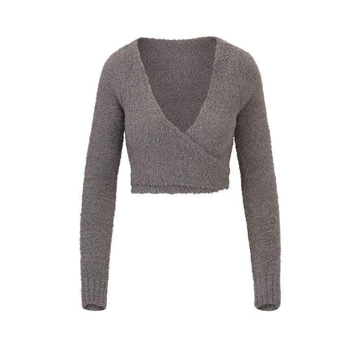 COZY KNIT WRAP TOP | ROSE CLAY | SKIMS (US)