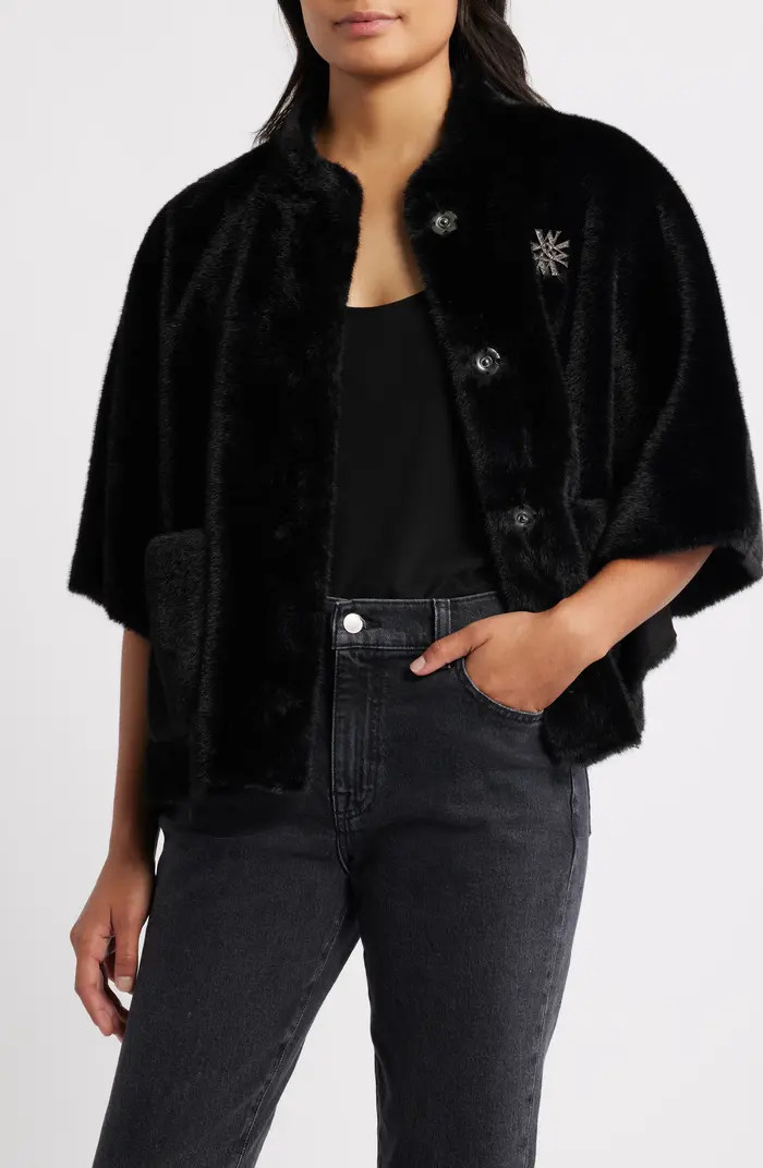 Faux Fur Capelet | Nordstrom