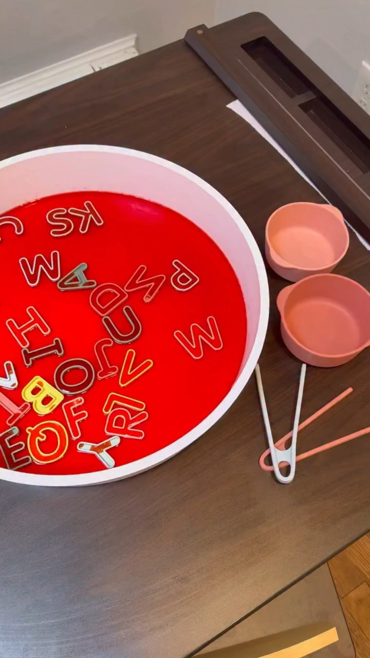 This easy jello dig activity was a HIT 🙌

All I did was make colored jello, pour it into our @inspiremyplay play tray, hide @inspiremyplay silicone letters , and let them explore!

They were working on:
✨ color recognition
✨ letter identification
✨ Counting 
✨ fine motor skills (tweezers = everything)
✨ sensory play with a fun texture

Yes it got a little messy… but they loved it!

✨ Follow @kenzs.kitchennn for real toddler life, simple activities, and hacks every mom needs.

#toddleractivities #sensoryplayideas #finemotorskills #learningthroughplay #playbasedlearning 

toddler sensory play, jello sensory bin, easy toddler activity, fine motor activity, learning through play, toddler learning ideas, hands on activities, preschool sensory play, easy sensory play ideas, jello dig, play tray ideas, play based learning, SAHM

#LTKmomlife #LTKKids