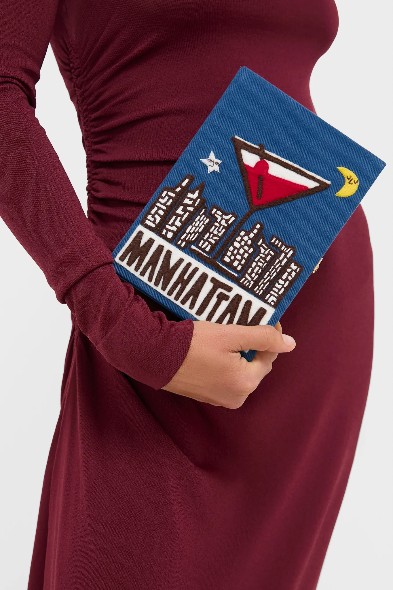 Indigo Latim Manhattan Cocktail Book Clutch | Tuckernuck (US)