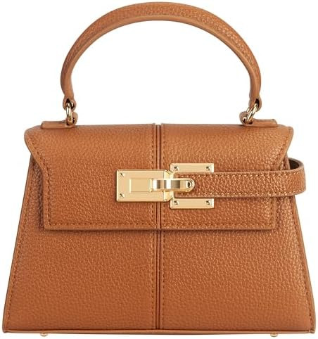 Women's Top Handle Handbag Vegan Leather Crossbody Bag | Amazon (US)