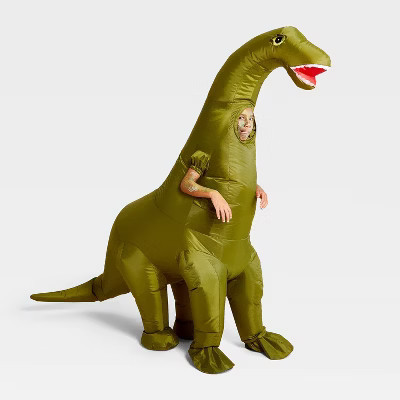 Kids' Diplodocus Halloween Costume Inflatable Suits - Hyde and EEK! Boutique™ Green One Size Fits Most | Target