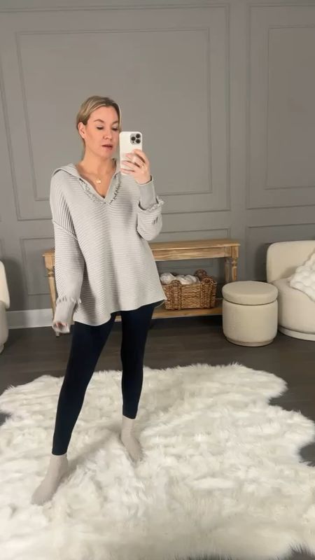 One of my favorite go to sweaters from Amazon, wearing a M! I always get questions about this in my DMs and I love it #founditonamazon 

#LTKfindsunder50 #LTKstyletip #LTKVideo