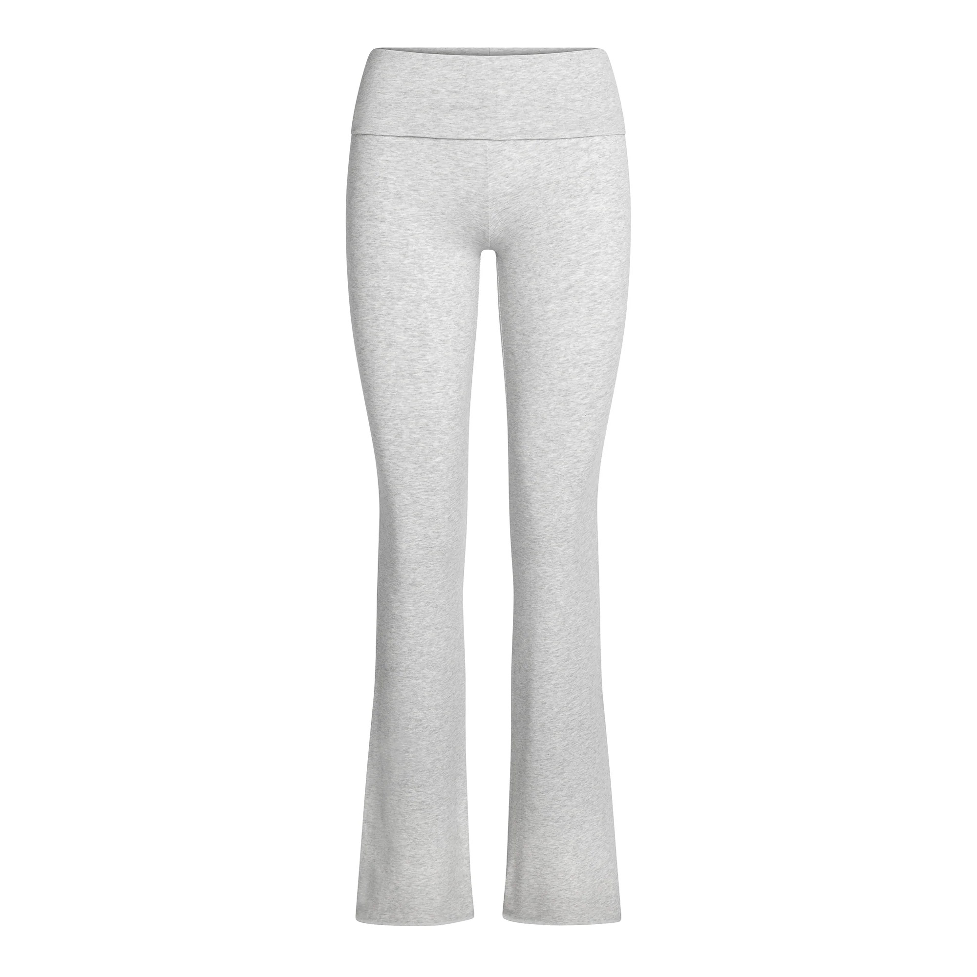 COTTON JERSEY FOLDOVER PANT | LIGHT HEATHER GREY | SKIMS (US)