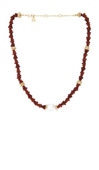BaubleBar Farah Beaded Necklace in Red. | Revolve Clothing (Global)