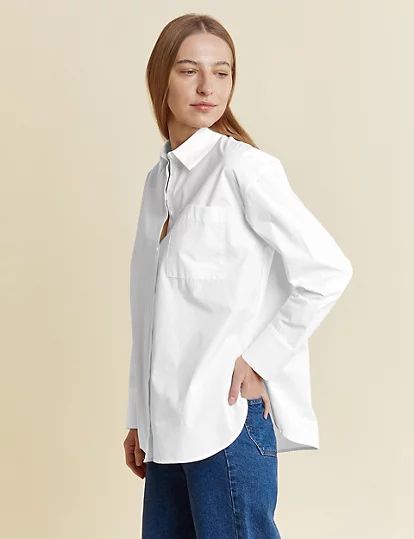 Organic Cotton Collared Shirt | Marks & Spencer (UK)