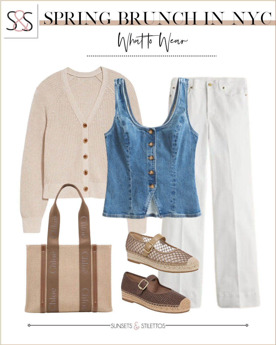 This denim top has been one of my favorite spring layering pieces lately. It looks so good over a lightweight cardigan with crisp white jeans for brunch days when you want to feel put together but still comfy.

spring brunch outfit ideas women, spring layering outfits women, casual chic spring looks nyc, white jeans spring outfit women, denim top outfit ideas spring, spring capsule wardrobe essentials women, everyday spring outfits women

#LTKgrwm #LTKSeasonal #LTKOver40