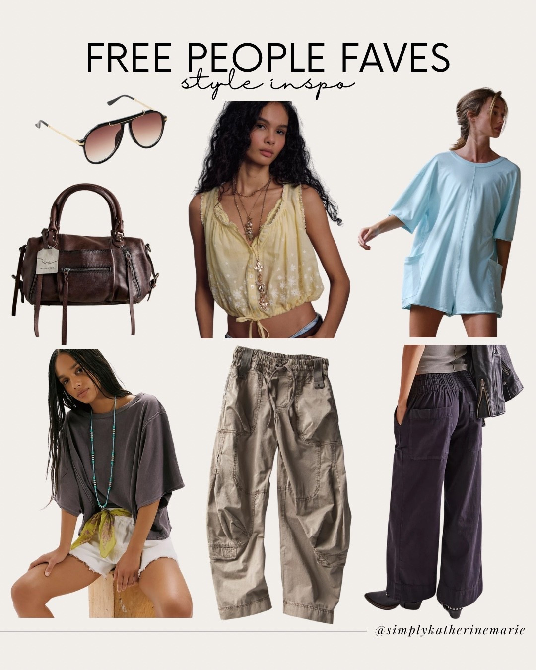 My current Free People faves. Everything fits true to size. 

#LTKFestival #LTKootd #LTKgrwm