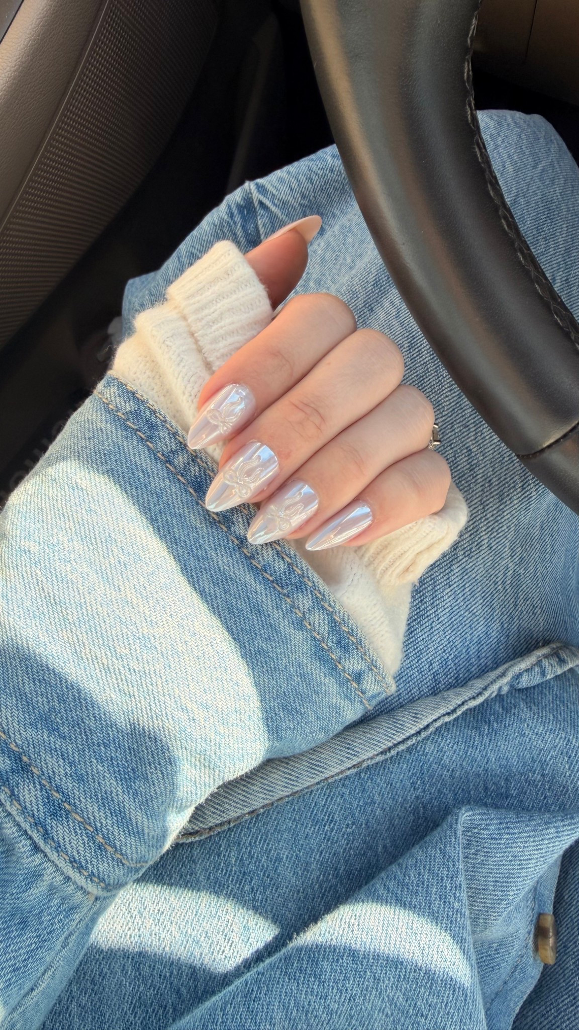 February nails 🤍🎀

#LTKBeauty #LTKselfcare #LTKValentine