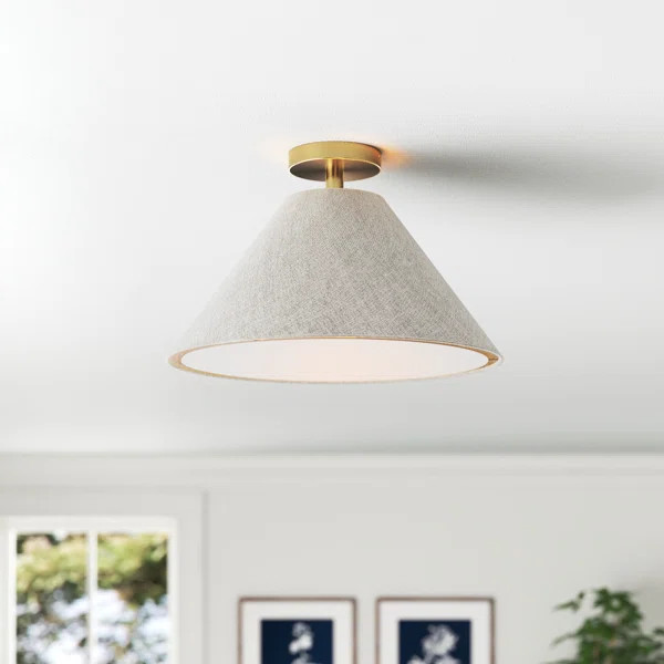 Fabric Flush Mount | Wayfair North America