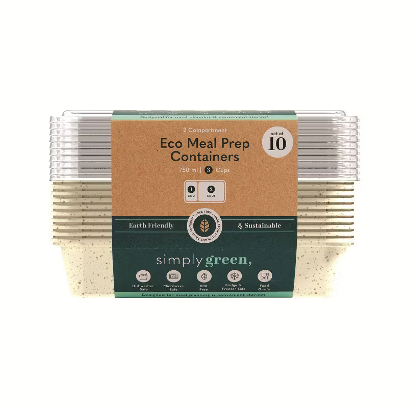 Simply Green Meal Prep Containers - 10pk | Target