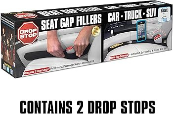 Drop Stop - The Original Patented Car Seat Gap Filler (AS SEEN ON Shark Tank) - Set of 2 and Slid... | Amazon (US)