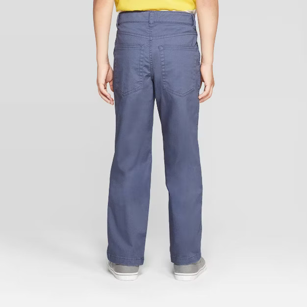 Boys' Stretch Chino Straight Fit Pants - Cat & Jack™ | Target