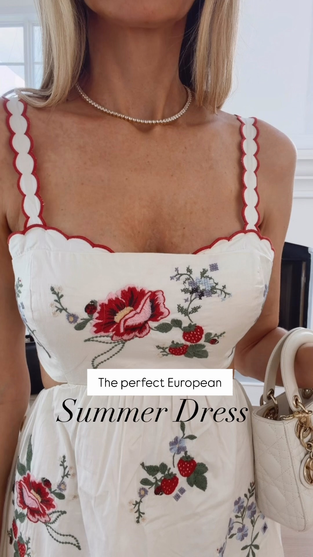 The perfect European summer dress 💕 
Run tts, wearing a size small

#LTKTravel #LTKTall #LTKOver40