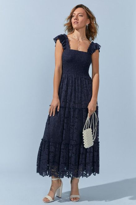 Vickie Lace Tiered Maxi Dress | Francesca's