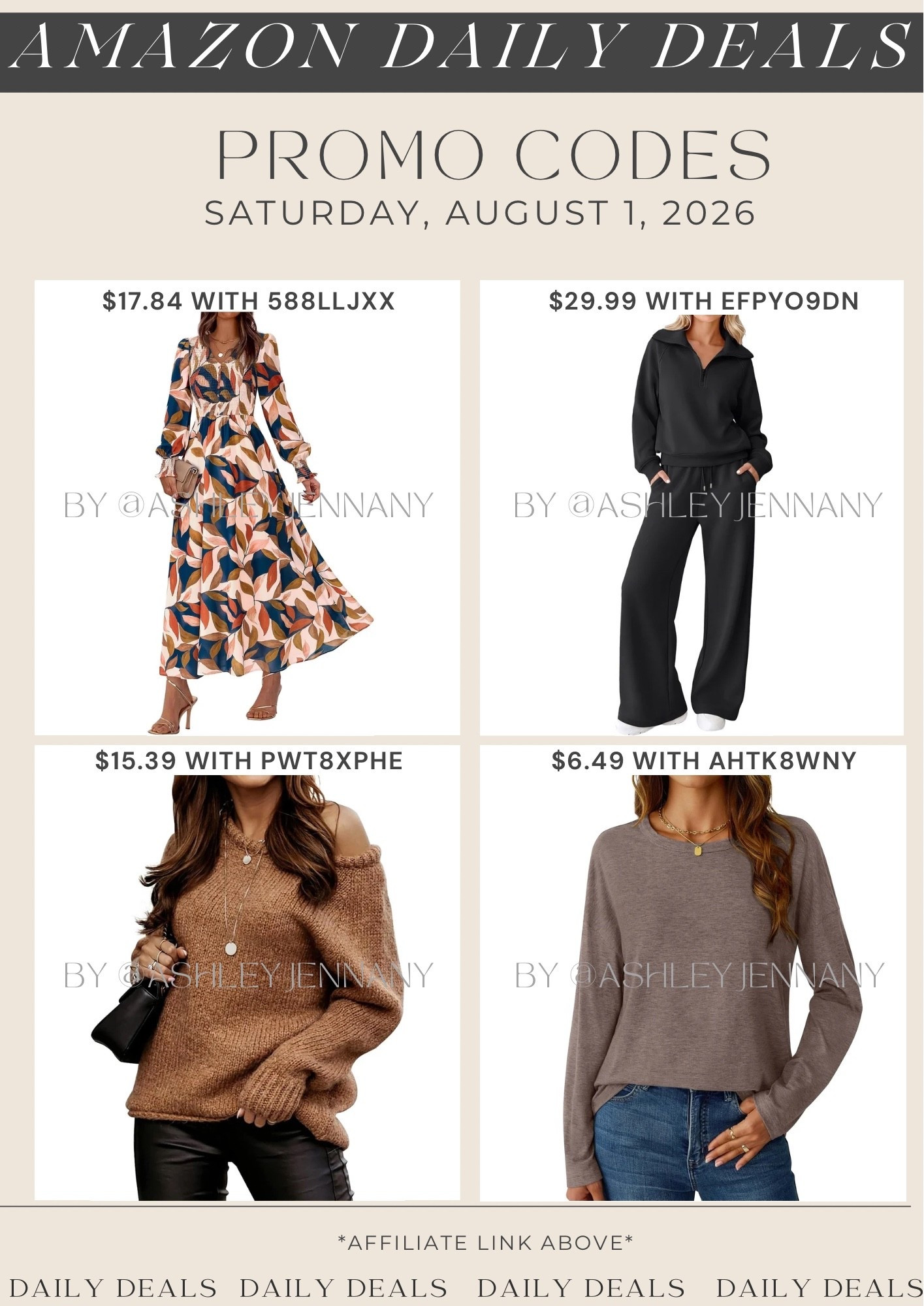Amazon deals

#LTKSeasonal #LTKMidsize #LTKSaleAlert