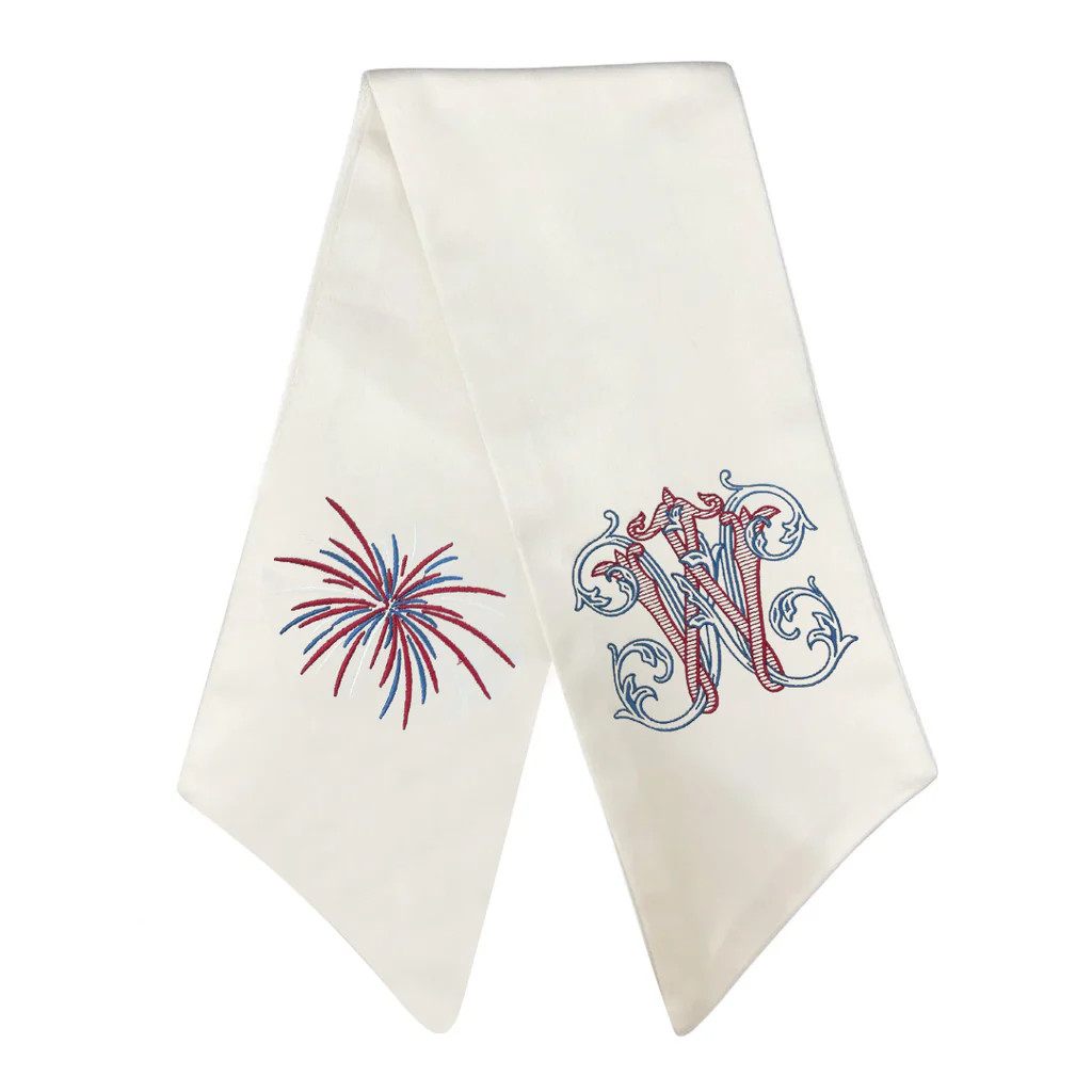 Fireworks Wreath Sash | Fig and Dove