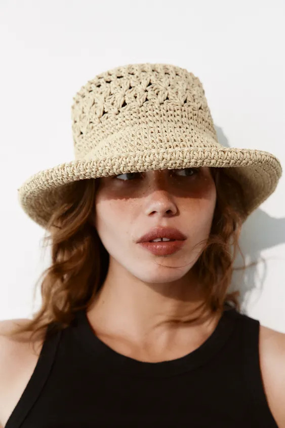 WOVEN BUCKET HAT | Zara US