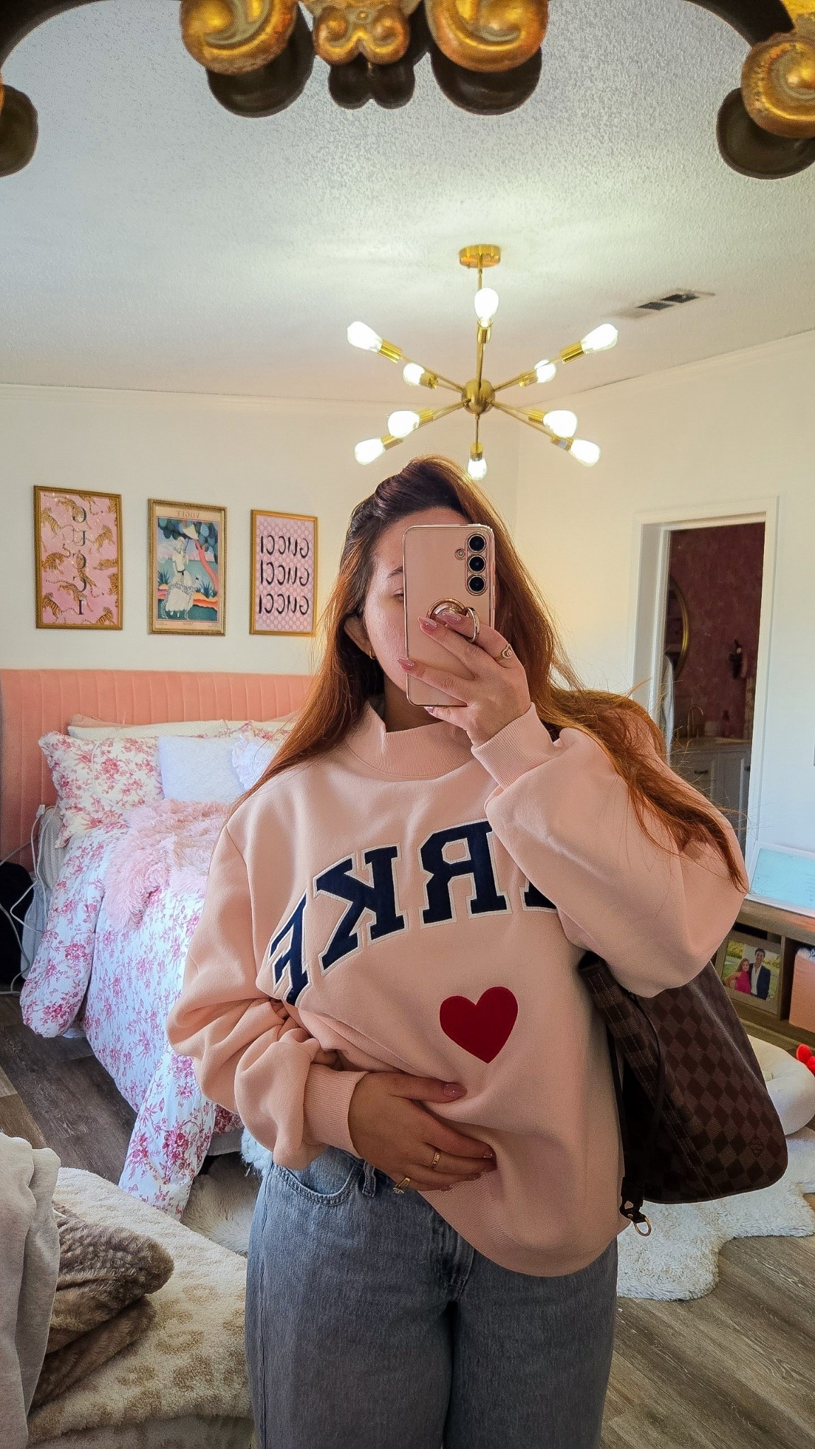 Sweatshirt is from Parke’s 2026 Valentines Day collection ❤️ wearing with my favorite low rise baggy fit jeans from Hollisterr

#LTKootd #LTKMidsize #LTKSpringSale