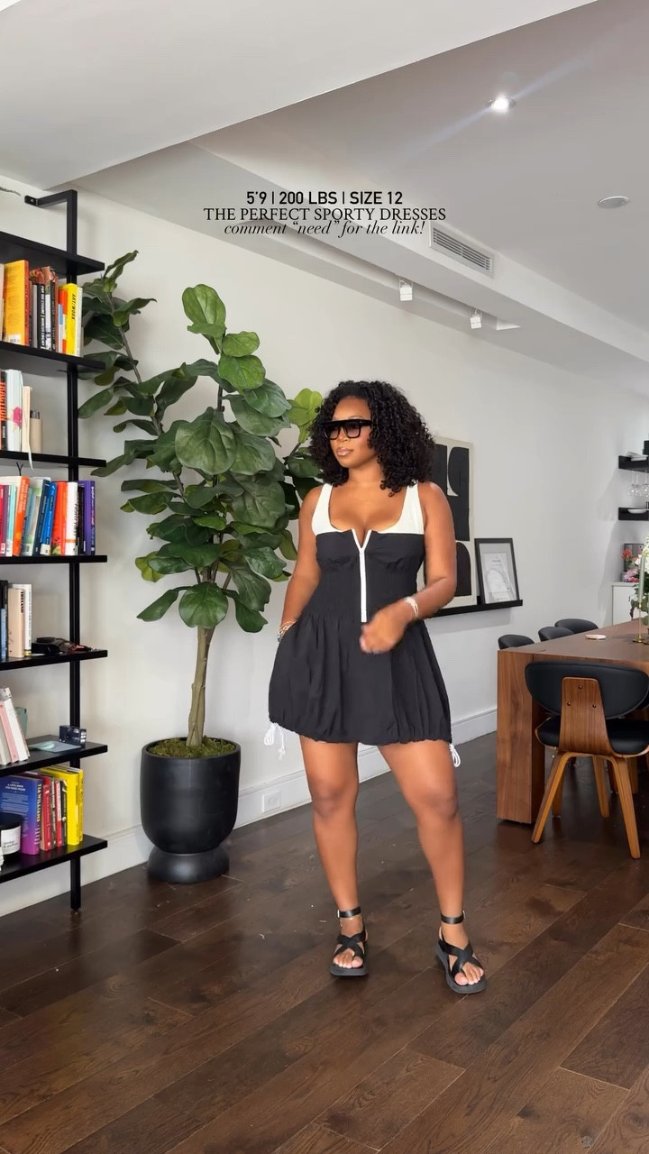 Perfect summer light weight dresses. And the fact that I can wear my undergarments WITH and open back >>>> YUP. I have a discount code!! ANTHRO20 for $$ off!! I am 5’9 200 lbs wearing a large in the first two dresses for a PERFECT fit. Waist is not tight at all, it was more so about my breast! Wearing a large in the alt dress but am gonna size up to an XL for a more oversized fit but I love her!! And she comes in many colors And wearing a large in the black & white number!

#LTKmidsize #LTKstyletip #LTKActive