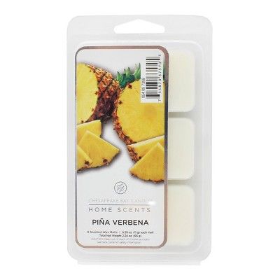 6pk Wax Melts Piña Verbena - Home Scents by Chesapeake Bay Candle | Target