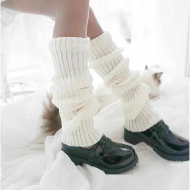Nikiki - Ribbed Knit Leg Warmers | YesStyle Global