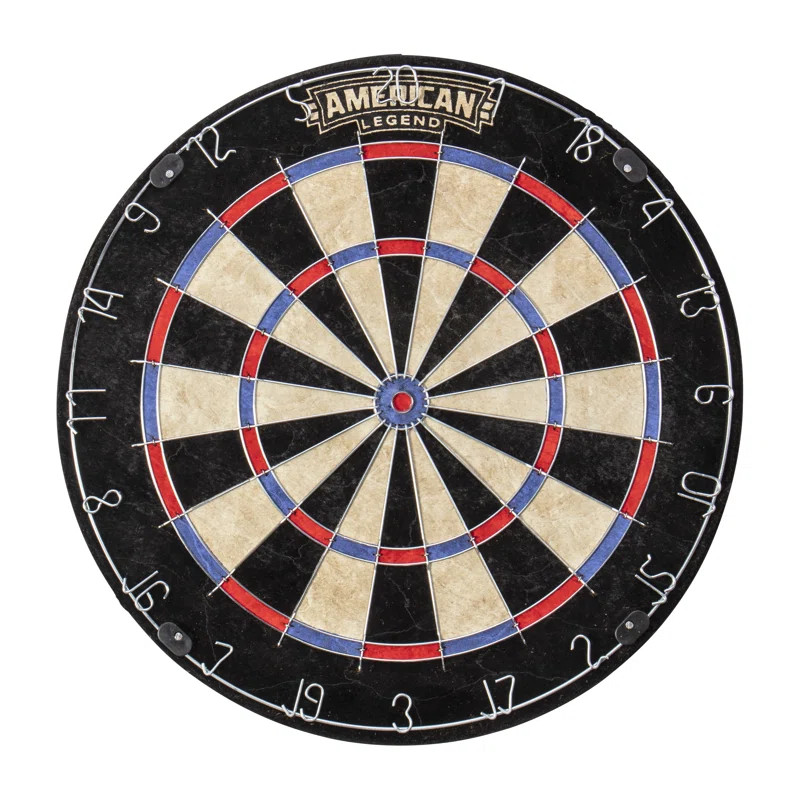 Charleston Bristle Dartboard and Cabinet Set with Darts | Wayfair North America