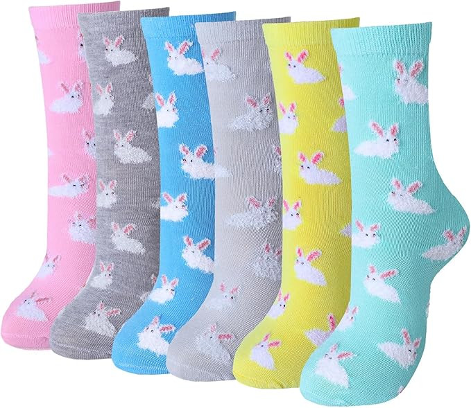 6 Pairs St. Patrick Day Fuzzy Socks Women Furry Shamrock Pattern Crew Green Irish Cute Green Sock... | Amazon (US)