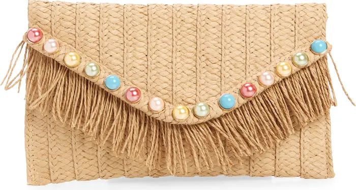 btb Los Angeles Jojo Pearly Clutch | Nordstrom | Nordstrom