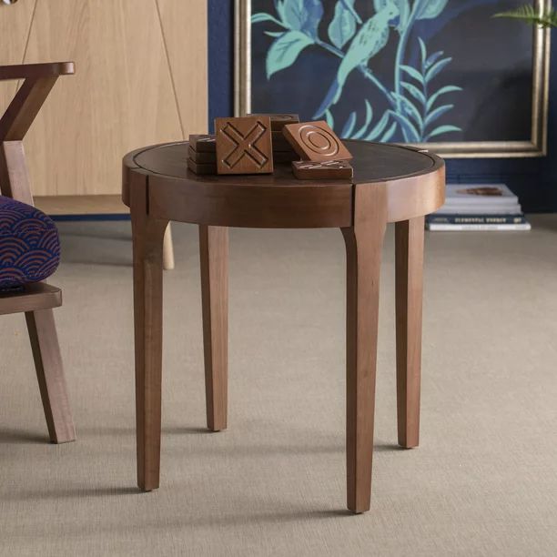 Game Board Wood Side Table with Coasters by Drew Barrymore Flower Home - Walmart.com | Walmart (US)