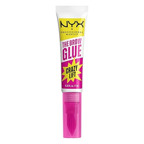 NYX PROFESSIONAL MAKEUP The Brow Glue Crazy Lift, Brow Lamination Gel with 16HR Strong Hold & Bui... | Amazon (US)