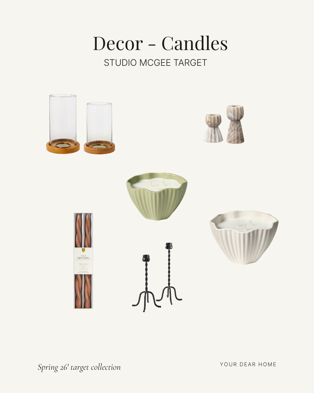 NEW Studio McGee Target Spring 2026 Collection - candles are accessories! 

 #LTKHome