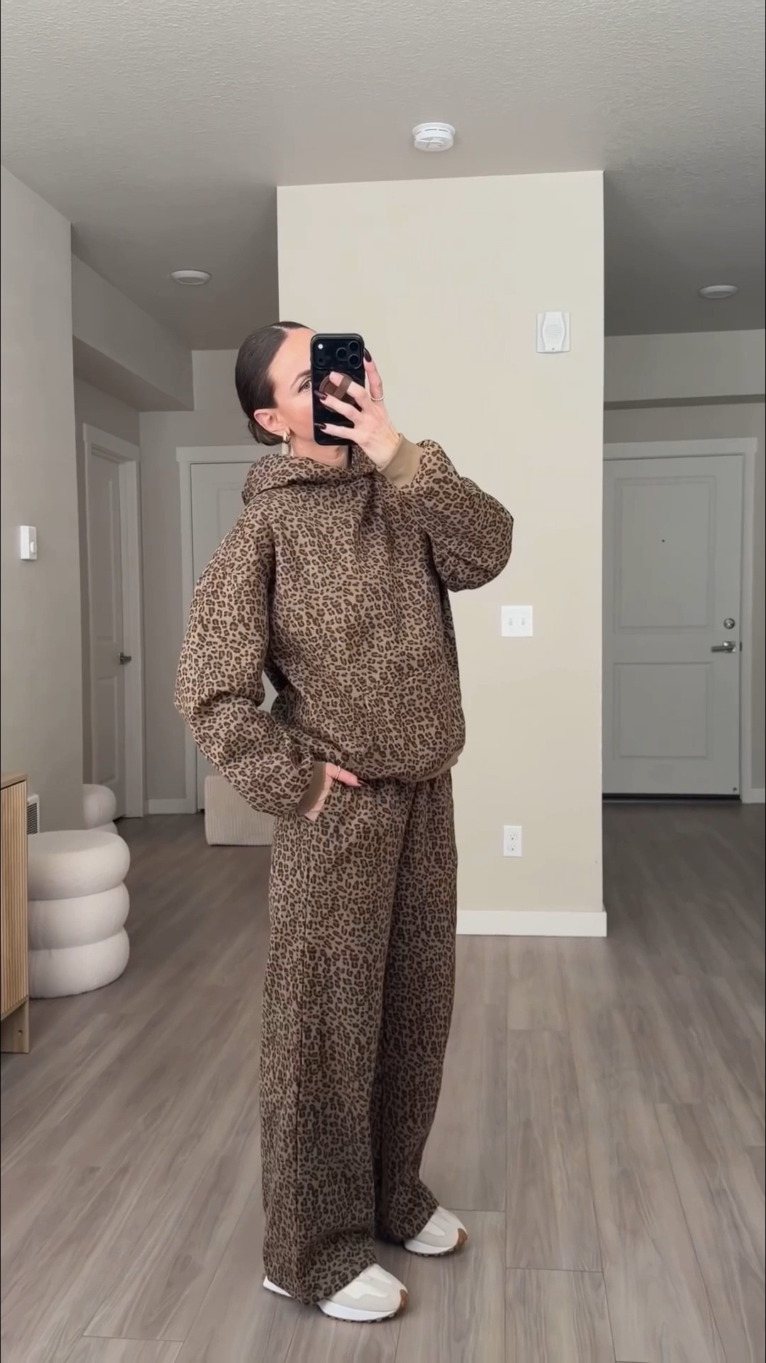 matching cheetahs jogger sets 