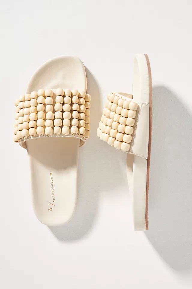 Beaded Slide Sandals | Anthropologie (US)