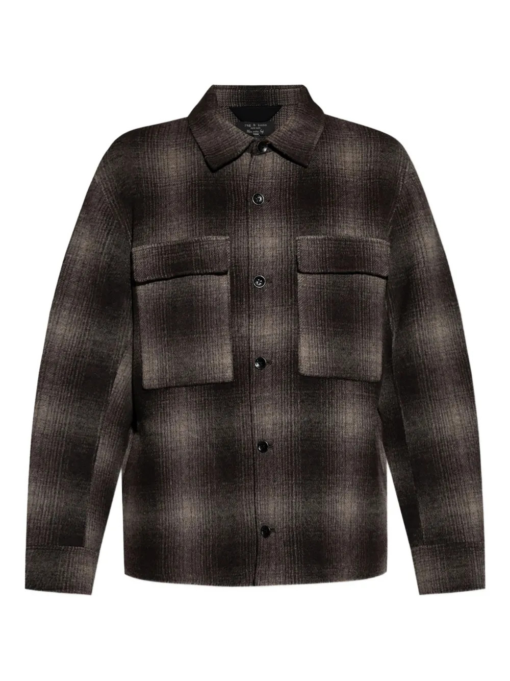 Karierte Hemdjacke mit Brusttasche | Farfetch Global
