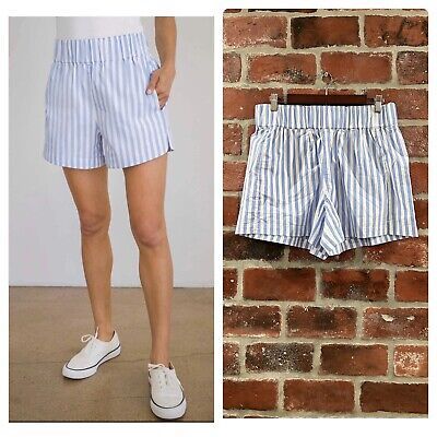 Ayr Blue Striped Staycation Shorts Size Large  | eBay | eBay US