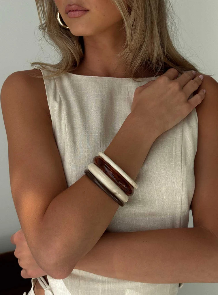 Attlee Resin Cuff Pack Multi | Princess Polly US