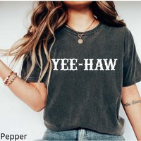 Yeehaw Shirt, Cowgirl Western Graphic Tee, Country Music Cowboy Rodeo Shirt | Etsy (US)