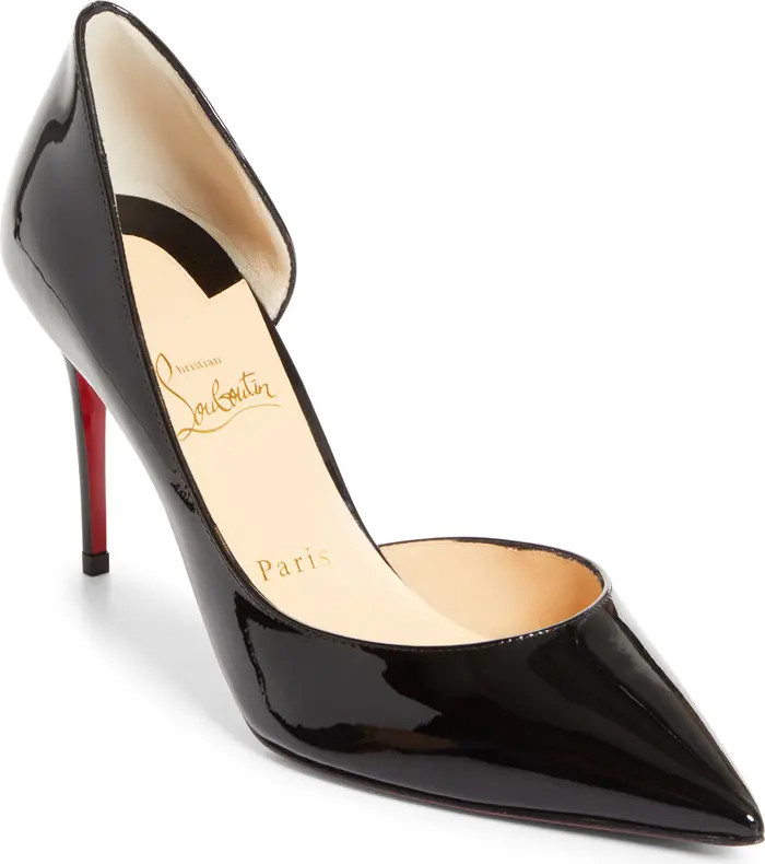 Christian Louboutin Iriza Pointed Toe Half d'Orsay Pump (Women) | Nordstrom | Nordstrom