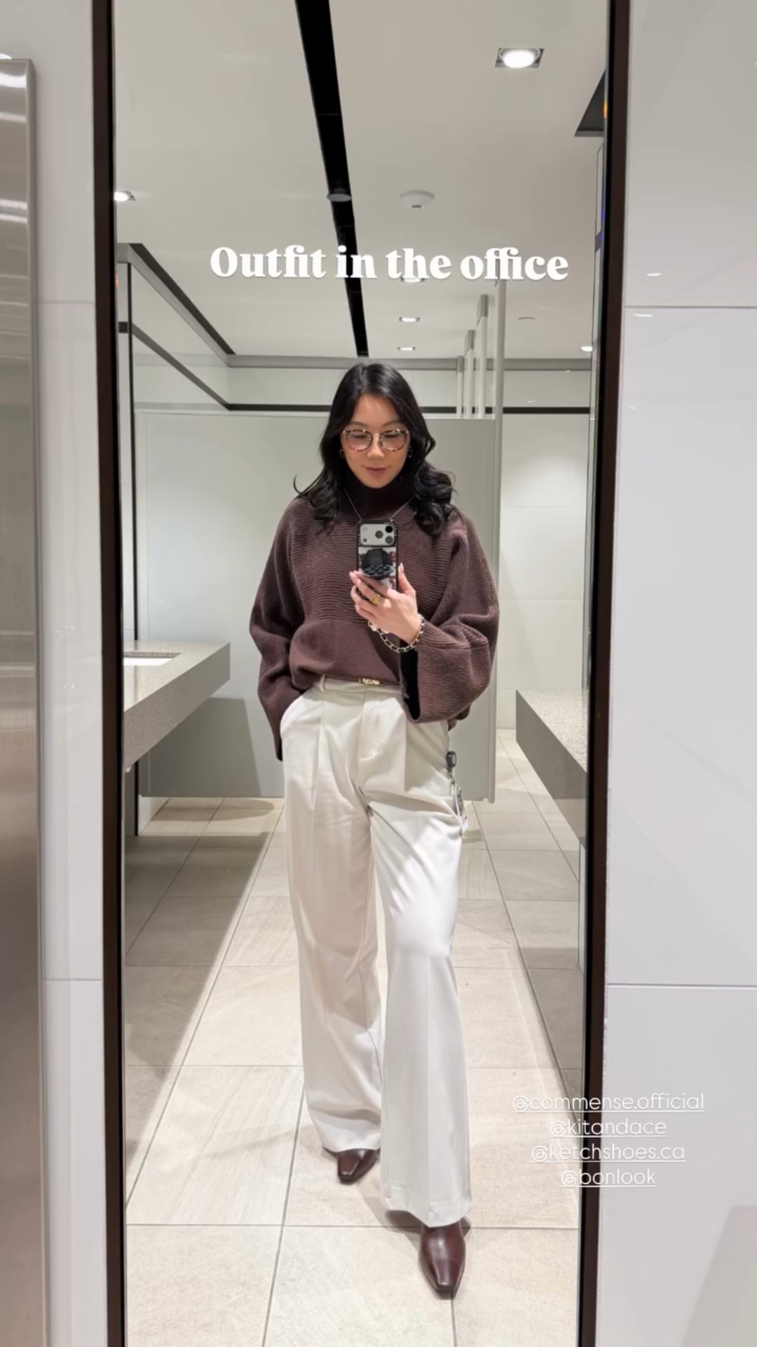 Workwear OOTD: trousers and sweater for a simple everyday combo 

#LTKootd #LTKgrwm #LTKWorkwear