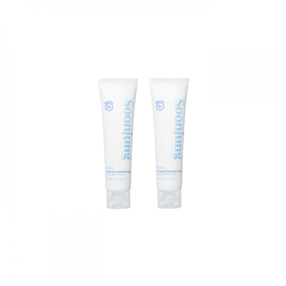 ETUDE - Soon Jung 2x Barrier Intensive Cream (2023 New Version) - 60ml (2ea) Set | STYLEVANA