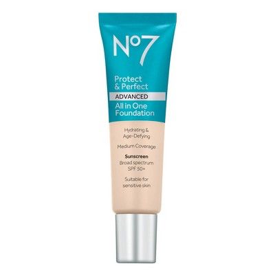 No7 Protect & Perfect Advanced All in One Foundation SPF 50 - 1 fl oz | Target