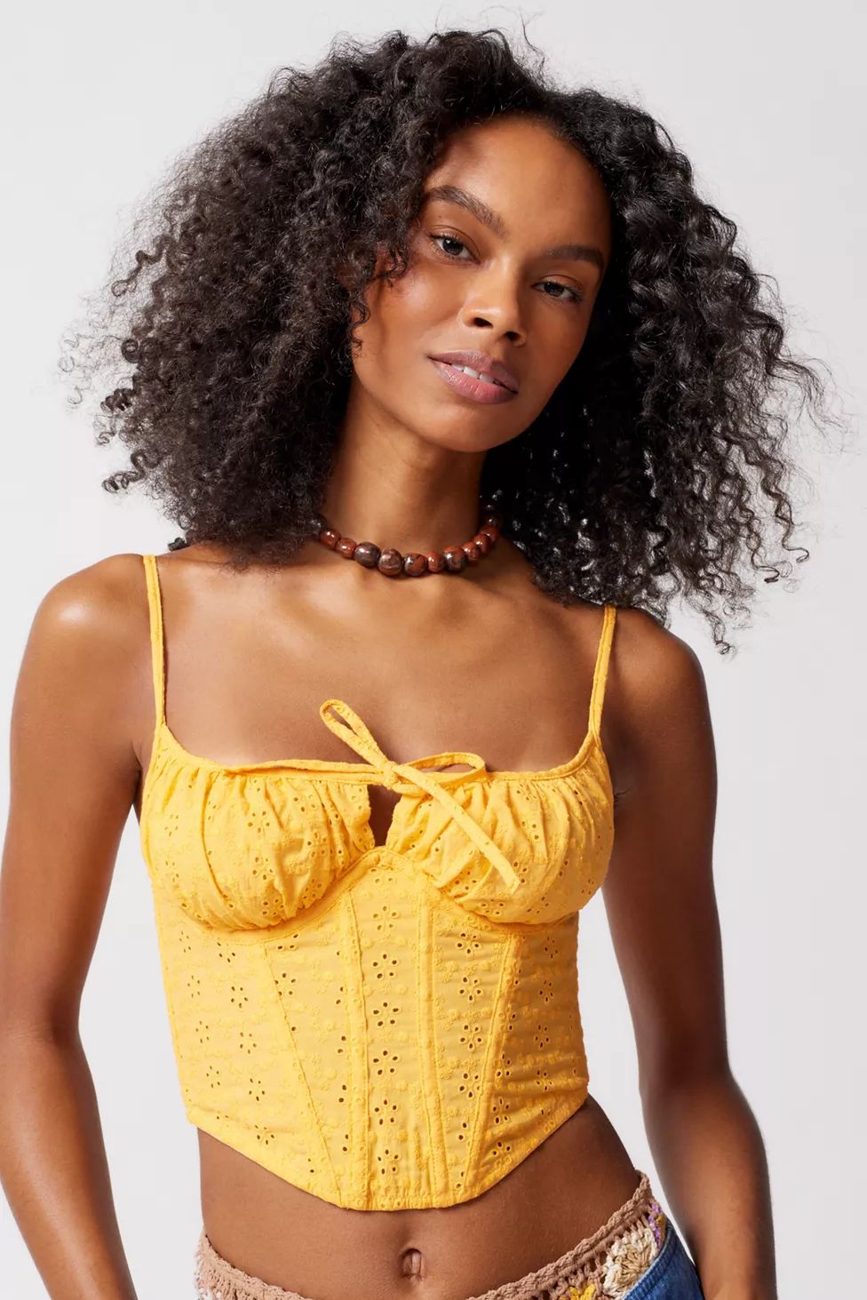 Out From Under Devon Eyelet Corset | Urban Outfitters (US and RoW)