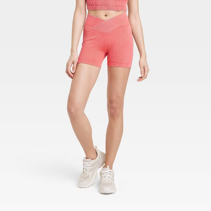 Women's Cross Waistband Bike Shorts 4" - JoyLab™ | Target