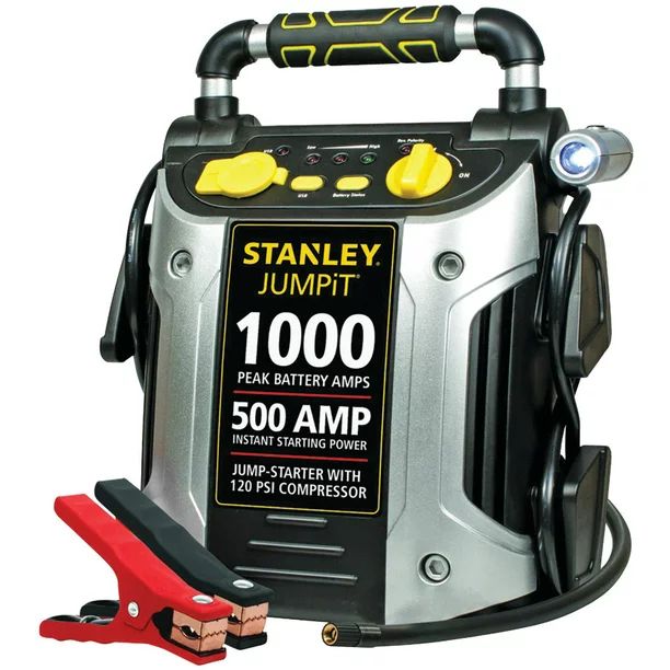 STANLEY 1000/500 Amp Jump Starter w/120 PSI Compressor (J5C09) | Walmart (US)