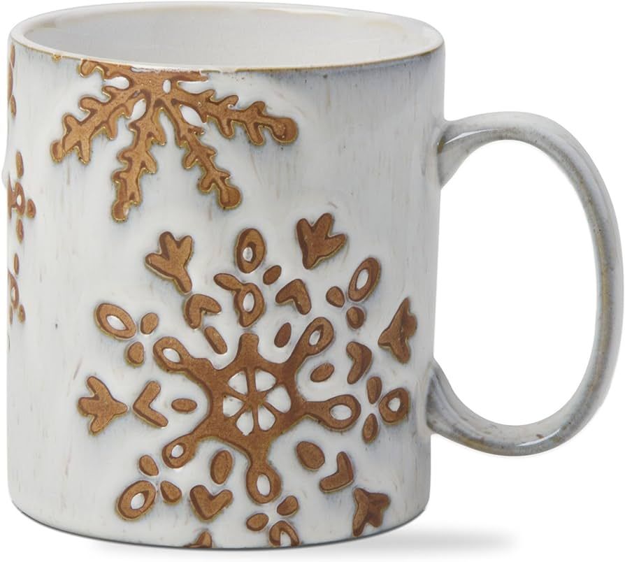 tag Winter Snowflake Mug Double Sided Design Coffee&Tea Mug Christmas Xmas Holiday White Multi | Amazon (US)