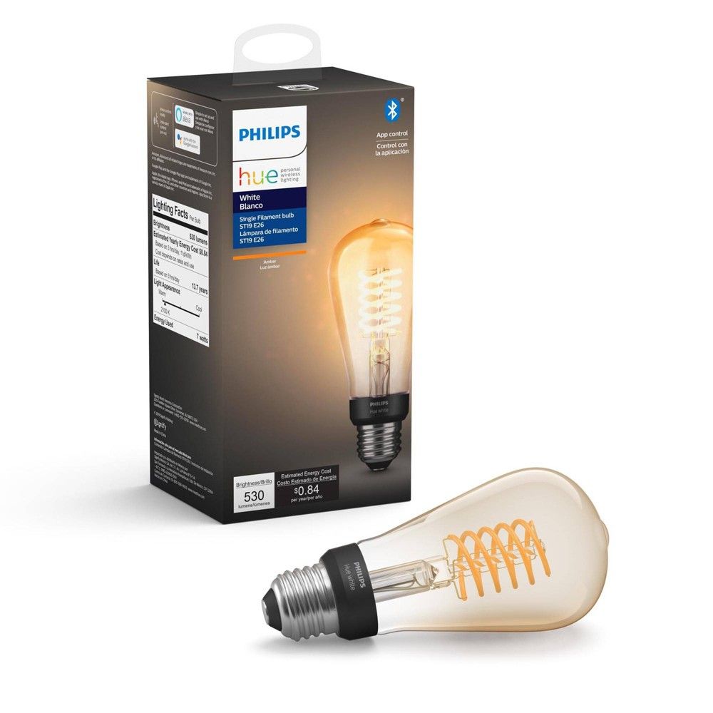 Philips Hue Filament ST19 Smart Vintage LED Light Bulb with Bluetooth | Target