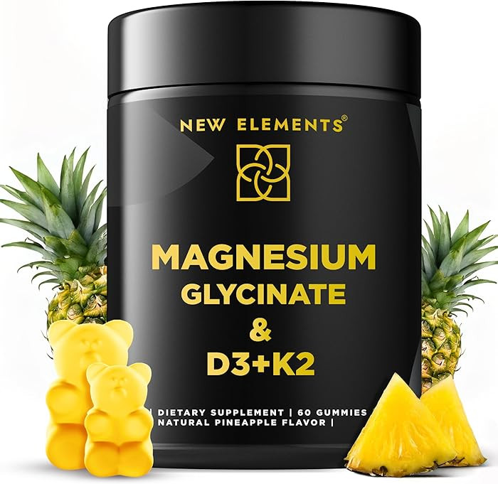 Calm Magnesium Glycinate Gummies 500mg with High-Potency Vitamin D3 10000iu & Vitamin K2 100mcg |... | Amazon (US)