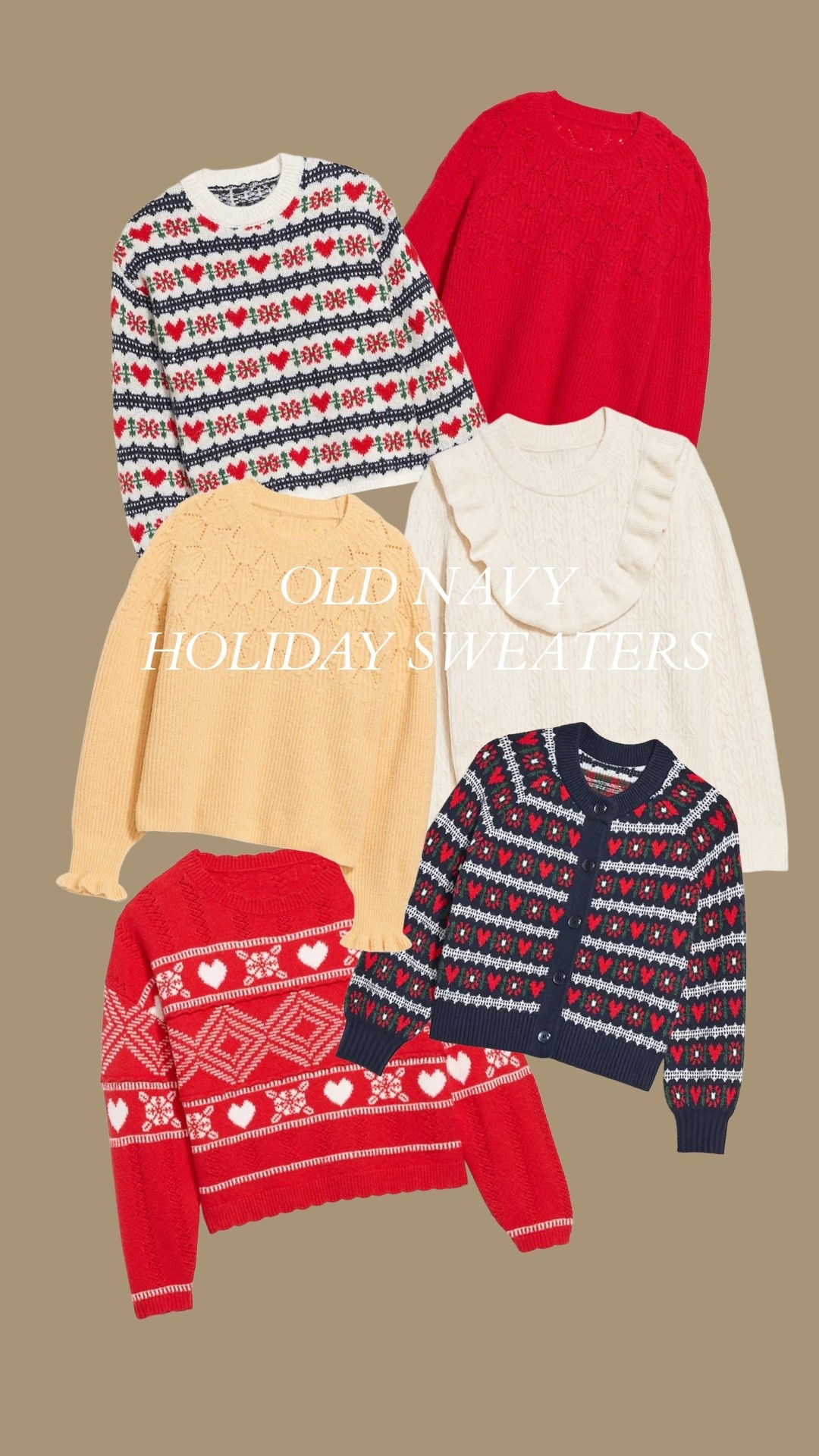 cutest + softest sweaters for the holidays!! 🤭🌼

#LTKGiftGuide #LTKHoliday #LTKFindsUnder100